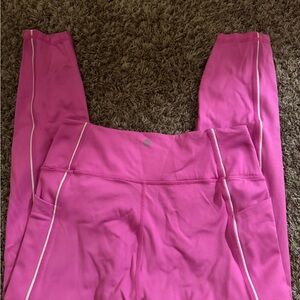 Pink Leggings with White Accents VICTORIA SECRET